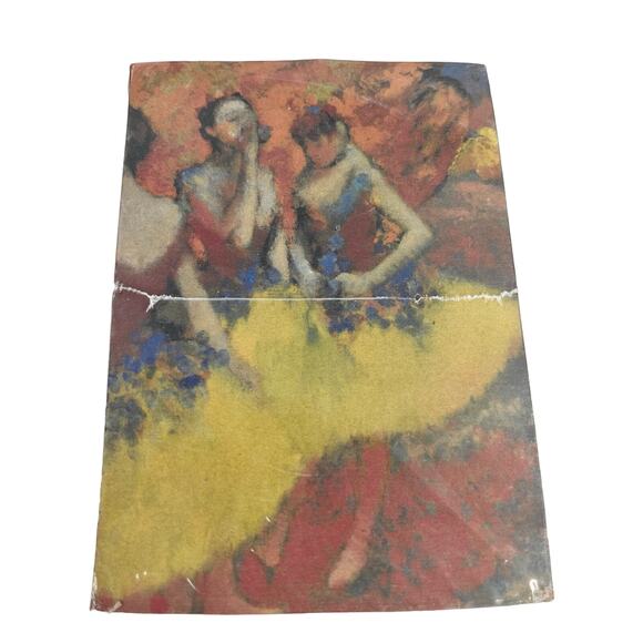 Degas Three Dancers Yellow Skirts Phila Museum of Art Paper Cube New - Picture 9 of 12